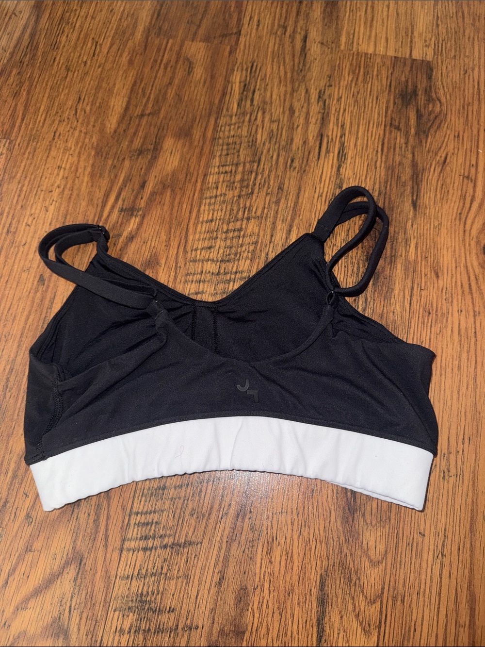Black & White Wireless Bralette - Women's Comfort Sleepwear 29.T - Picture 2 of 3